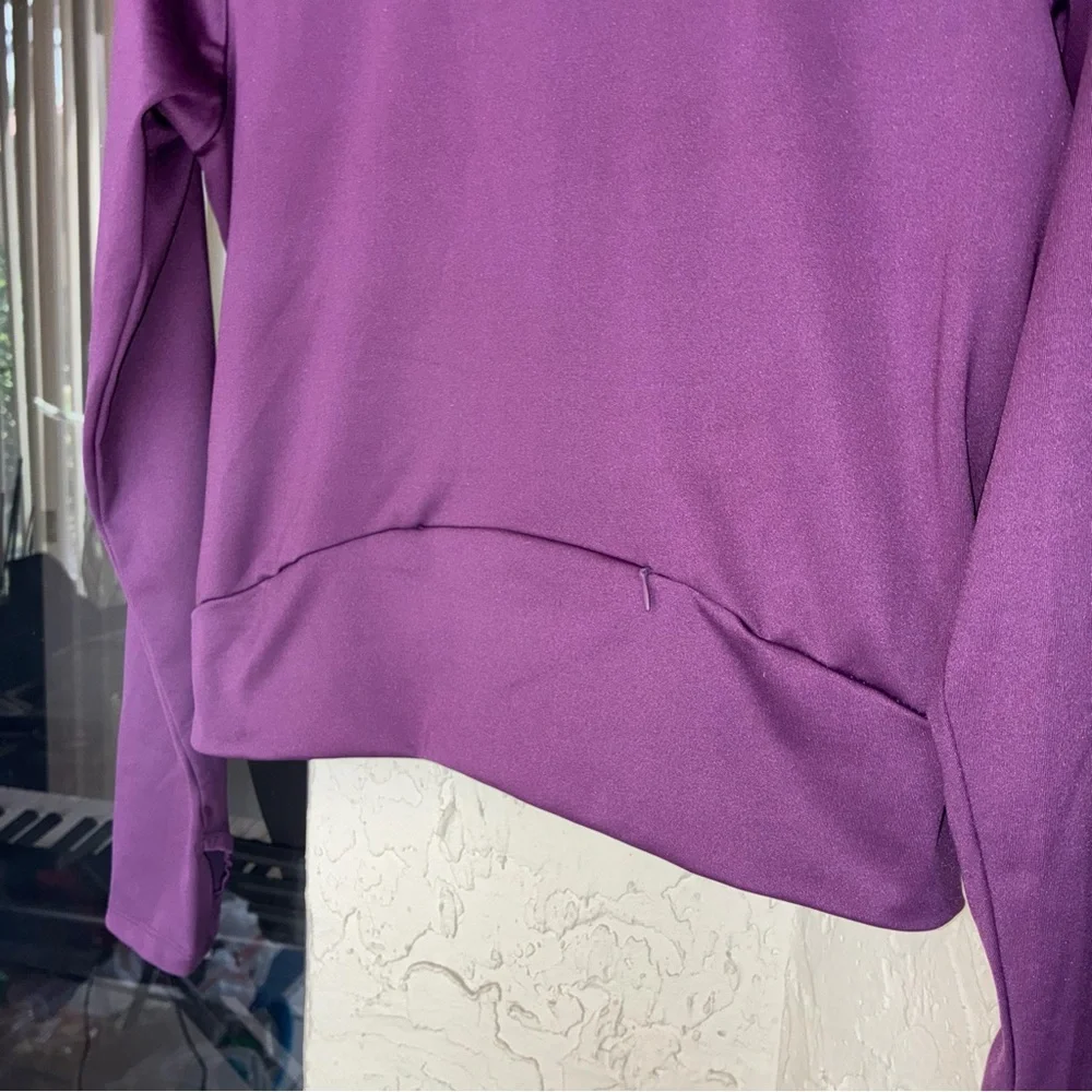Hind Plum Zip-Up Lightweight Workout Jacket - Picture 8 of 10